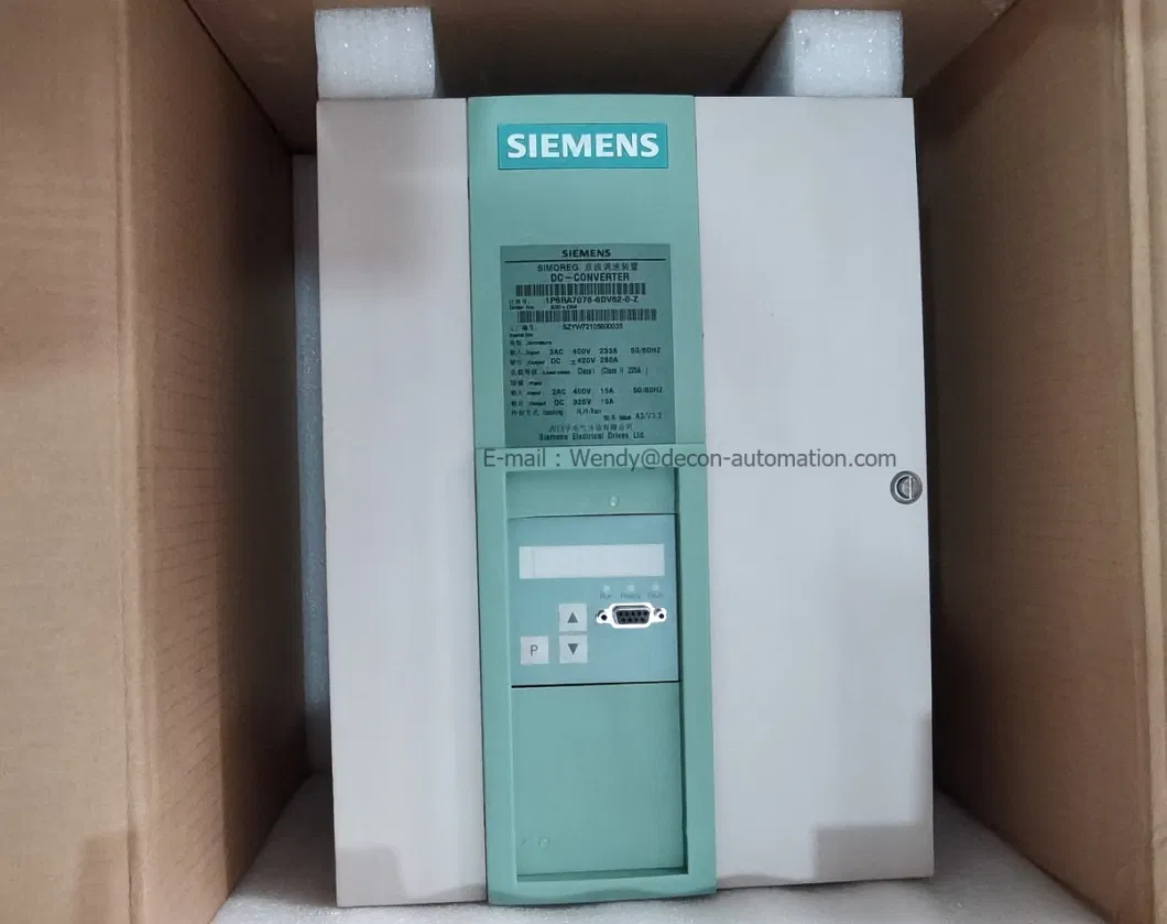 Siemens DC Master Converter 6ra7078-6DV62-0-Z with Microprocessor