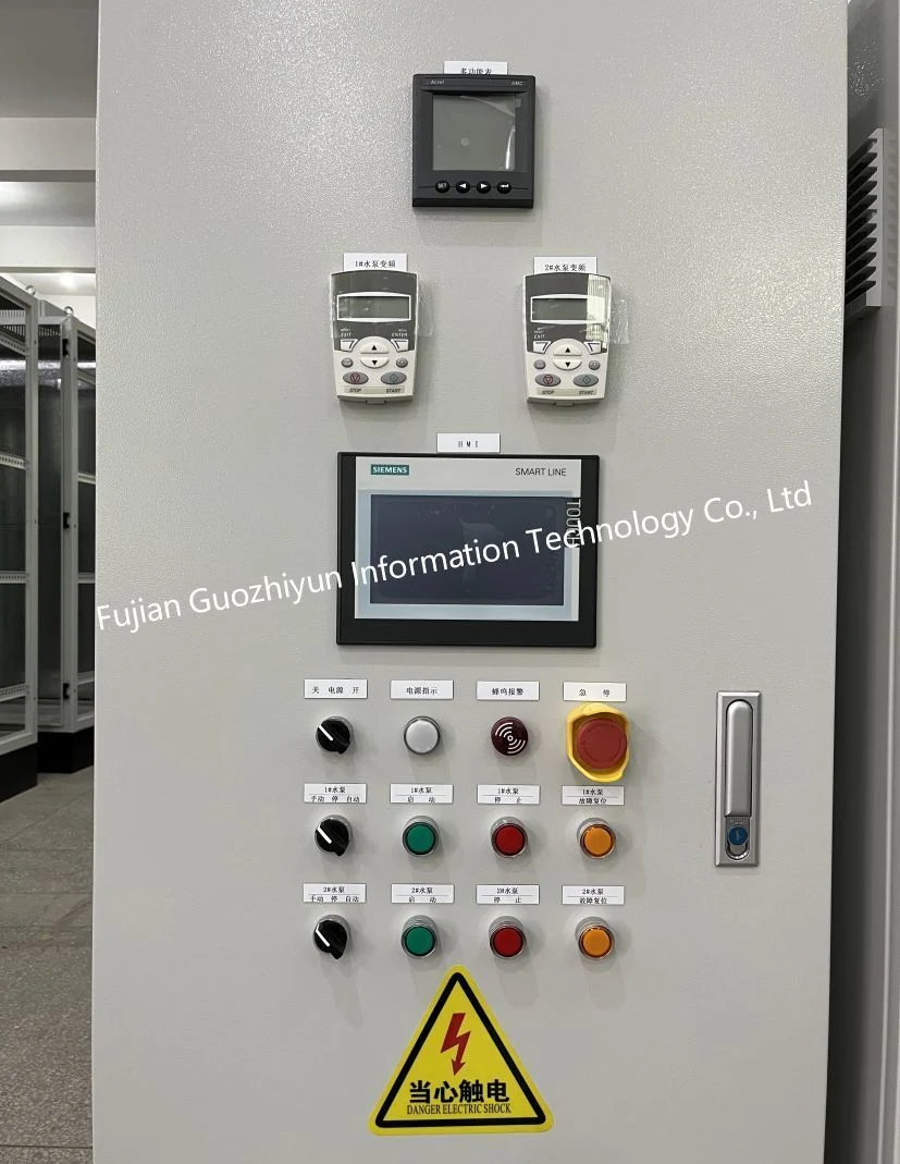 55kw Fan Water Pump VFD Siemens PLC Program Distribution Cabinet Control Panel