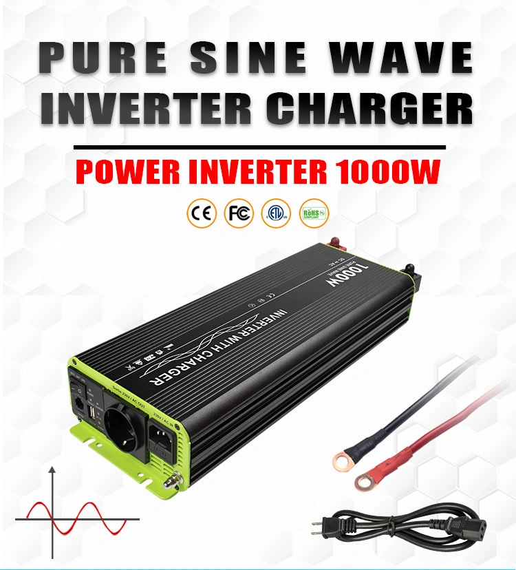 CE Coc 1000W 1500W 2000W Hybrid Solar Inverter Pure Sine Wave Power 1kw AC Converter