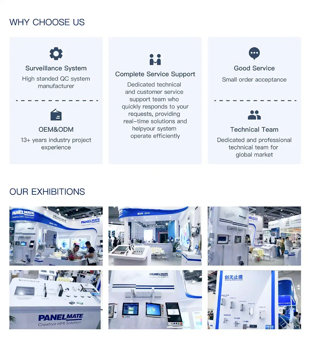 Panel21190 HMI PLC Ethercat Industrial Control Panel One Industrial Panel PC for CNC Controller Machine