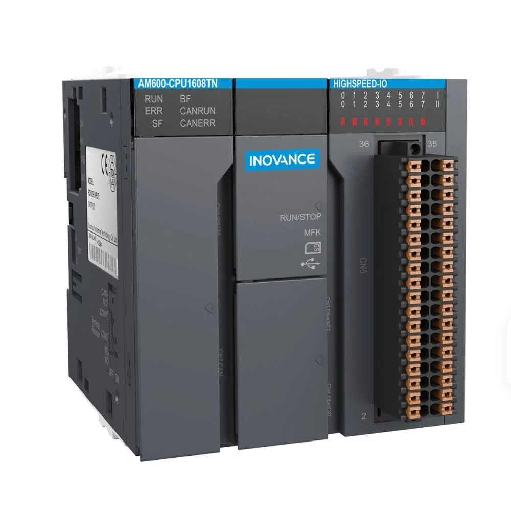 Original New Inovance PLC Am600-CPU1608tp CPU1608tn CPU Module Medium-Sized PLC Automation-Motion Programmable Controller Cp PLC Am400-CPU1608tn CPU1608tp Am40