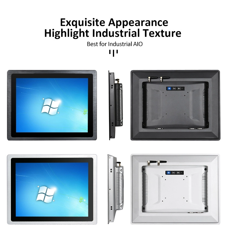 Embedded OEM 12 Inch J1900 Fanless I3I5I7 Industrial All in One Panel PC Capacitive Touch Screen Computer