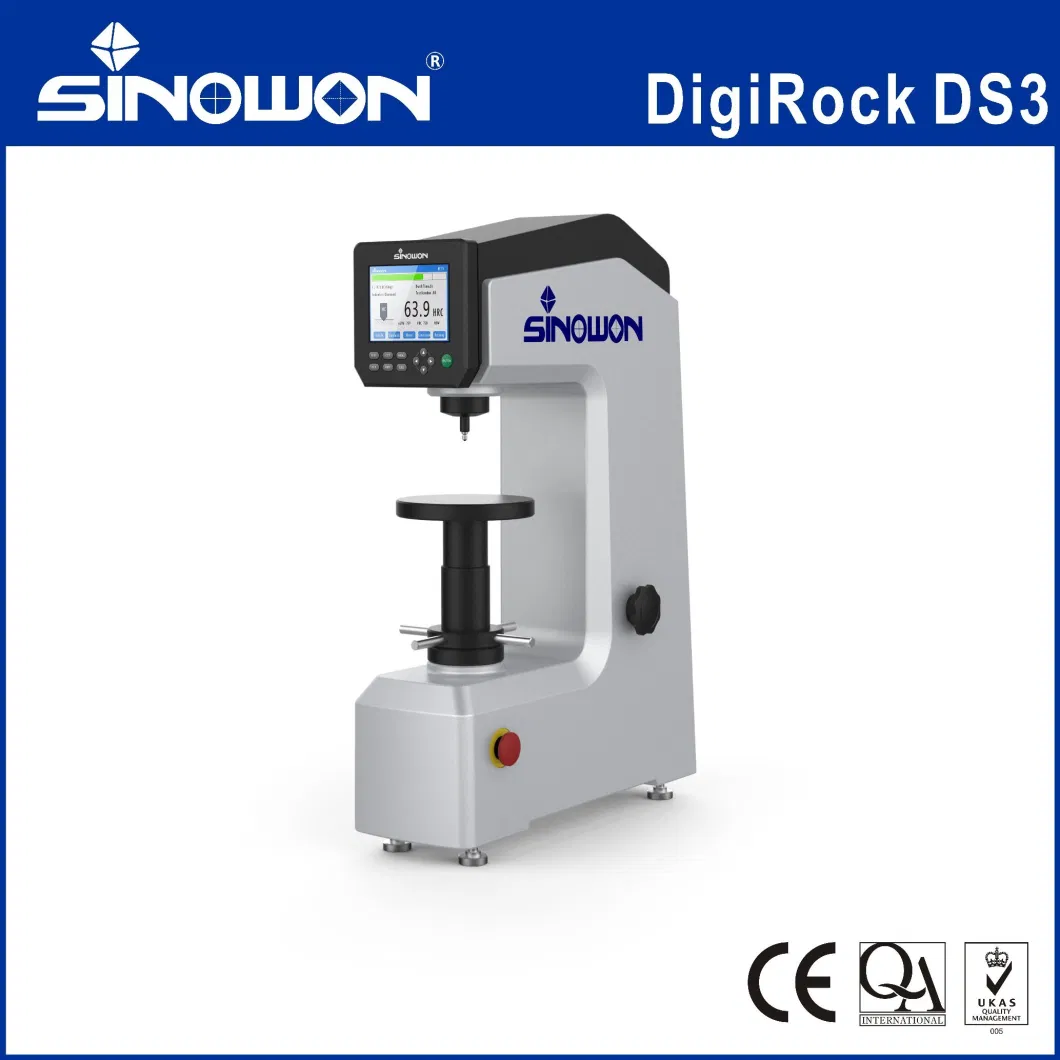 Color Touch Screen Digital Superficial Rockwell Hardness Tester (DigiRock DS3)