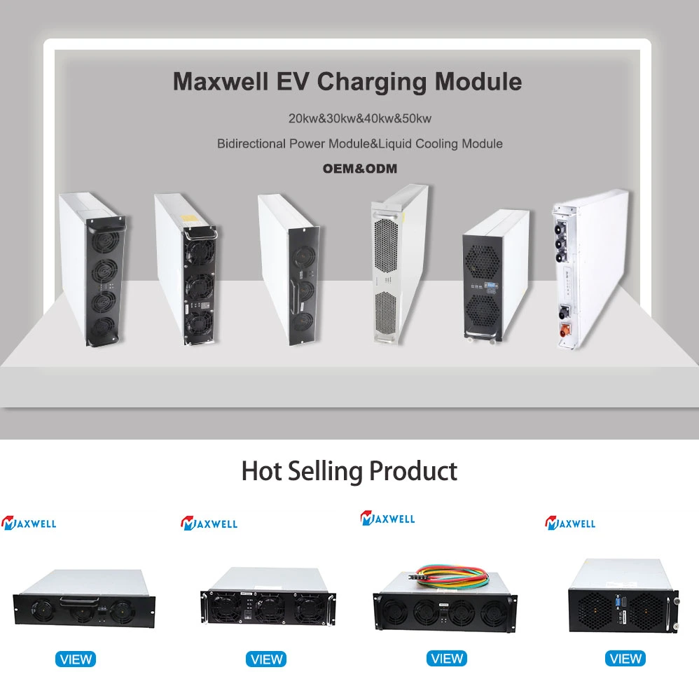 CE Approved 40kw@1000V Power Converter AC to DC EV Charging Module with Canbus