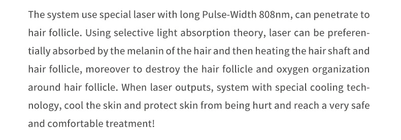 Good Hair Removal Machine 808nm Laser Diode Laser Hair Removal