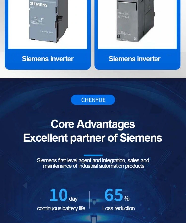 Siemens Frequency Converter Siemens G120 6SL3220-1yd10-0ub0 / 6SL3220-2yd10-0ub0 Special Frequency Converter for Fan and Water Pump