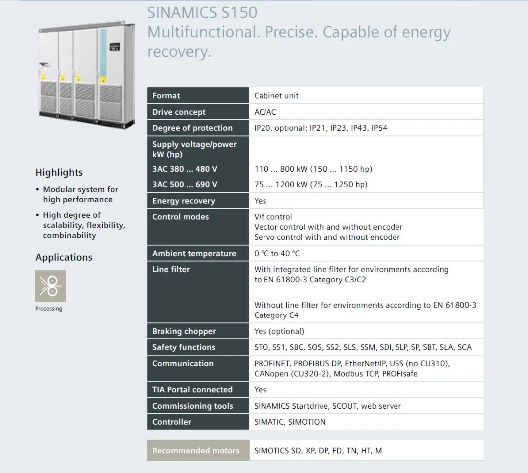 Siemens Sinamics V20 VFD Bop Siemens V20 Inverter 22kw Frequency Converter 0.37kw