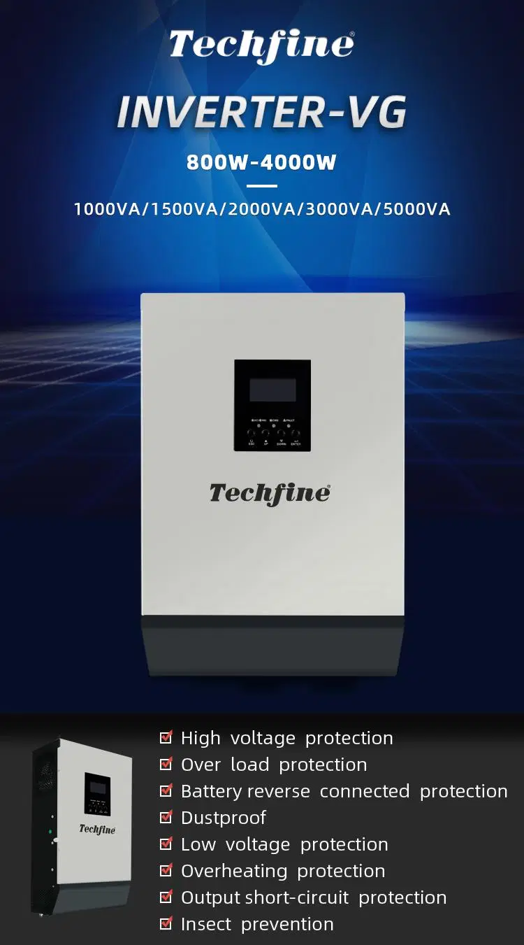 Techfine High Quality Inverter for Solar Energy System off Grid Solar Inverter