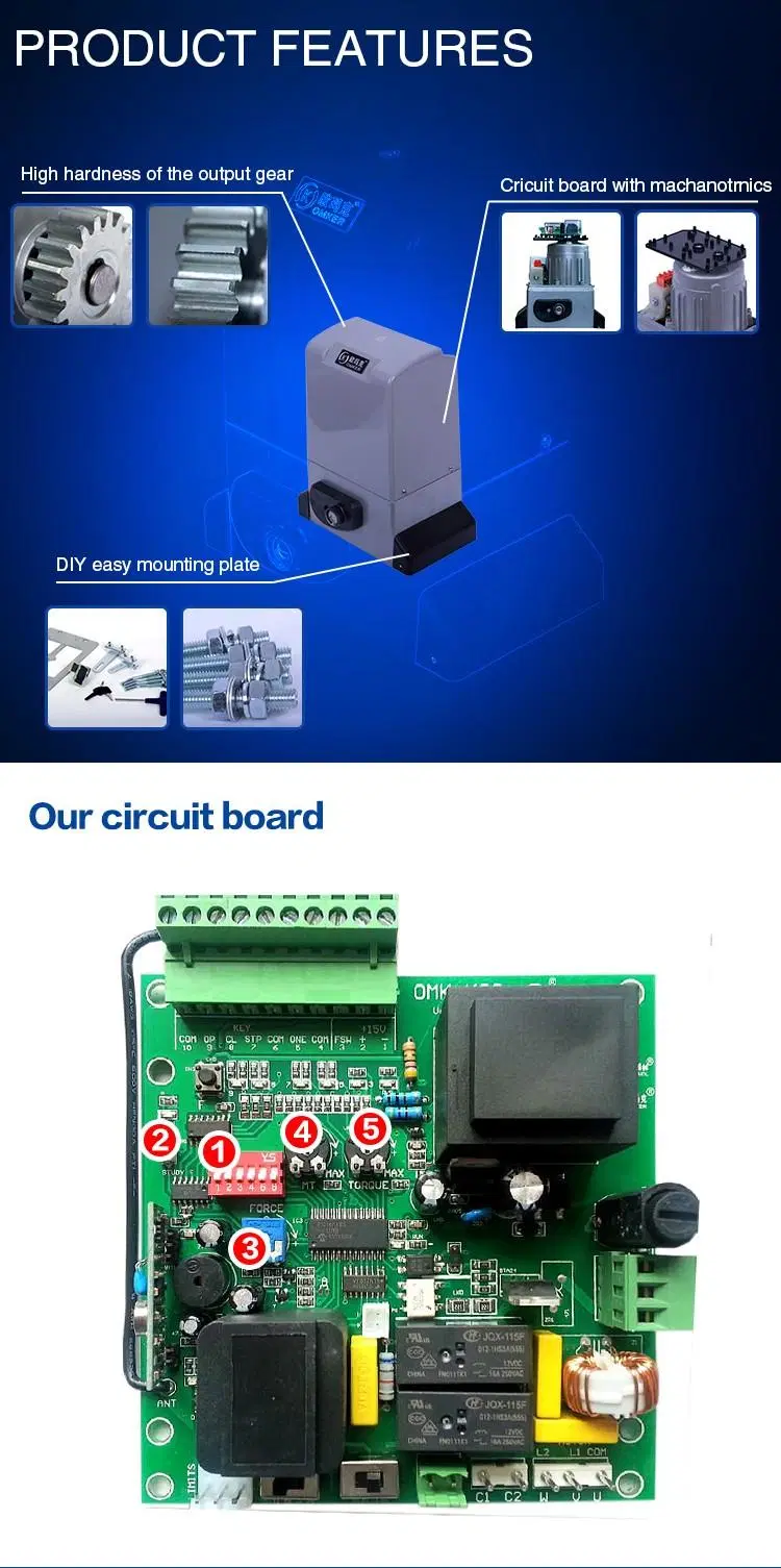 2022 New Solar Panel for Sliding Gate Operator