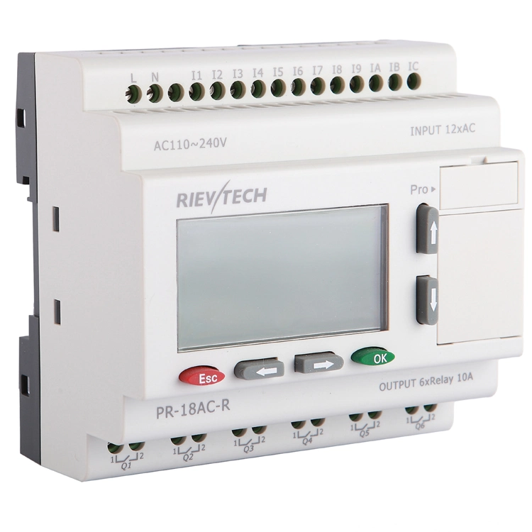 Factory Price for Programmable Logic Controller PLC for Intelligent Control (Programmable Relay PR-18AC-R-HMI)