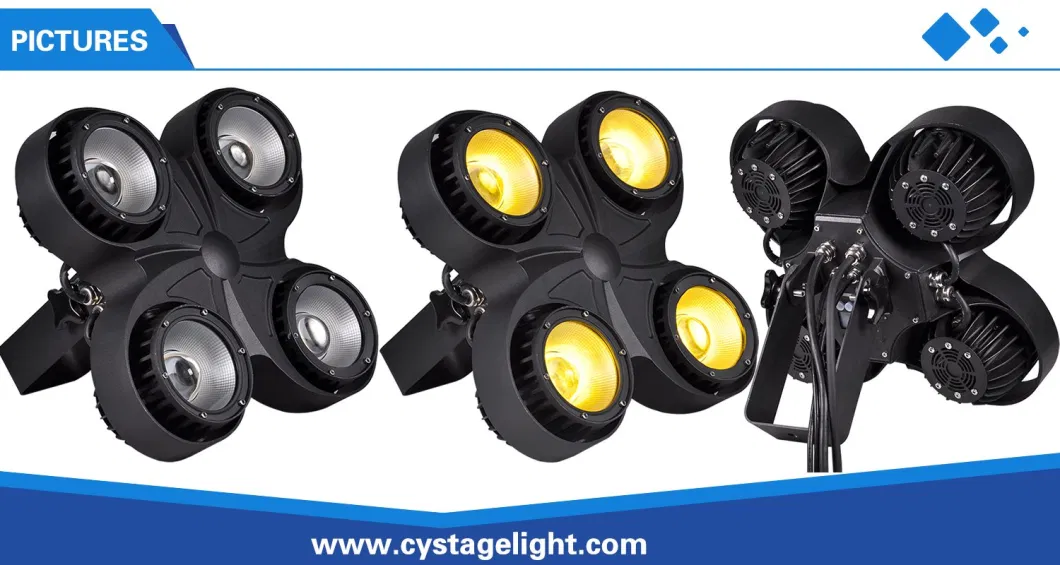 Waterproof Blinder 4PCS*100W LED COB Audience Stage Light