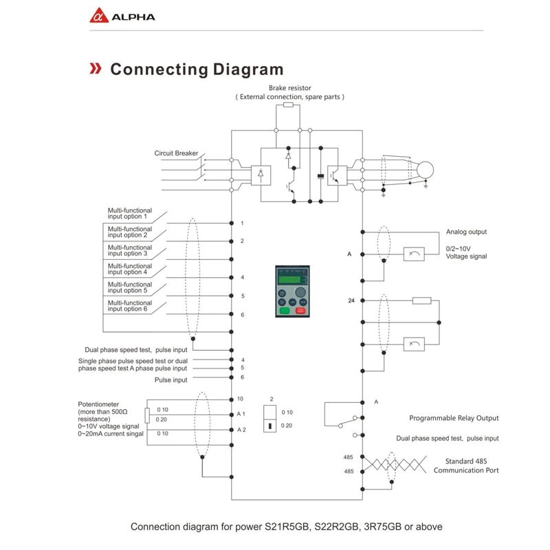 Alpha 6000E 2.2KW AC Current Vector Frequency Inverter with CE (Accept OEM)