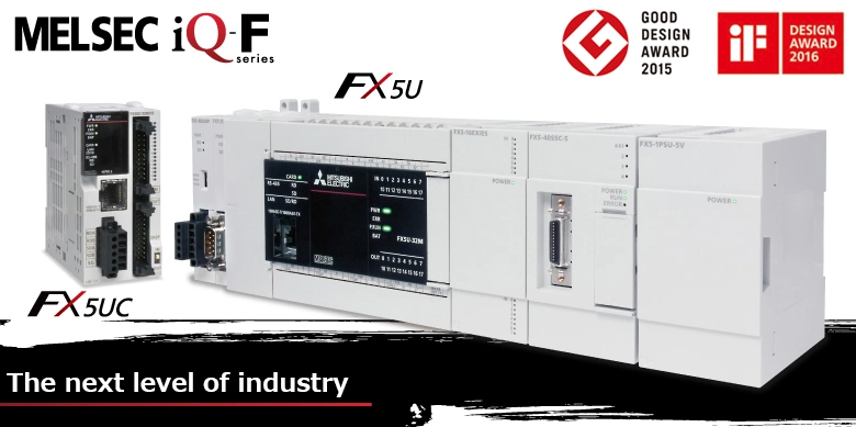 PLC System Fx5u CPU Module	Fx5-4da-ADP Fx5-4ad-PT-ADP Fx5-8ad Mitsubishi PLC