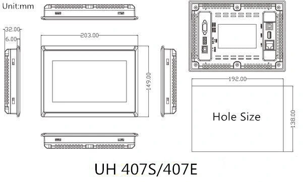 7 Inch HMI From Unimat Automation Work with Mitsubishi PLC