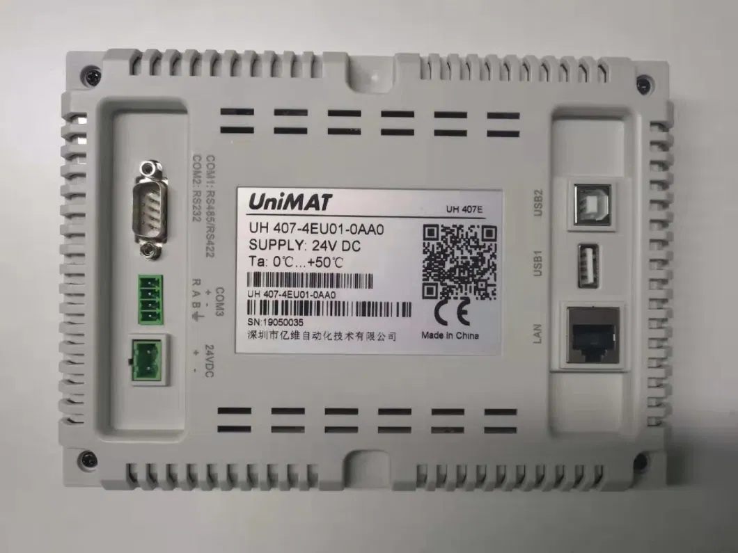 7 Inch HMI From Unimat Automation Work with Mitsubishi PLC
