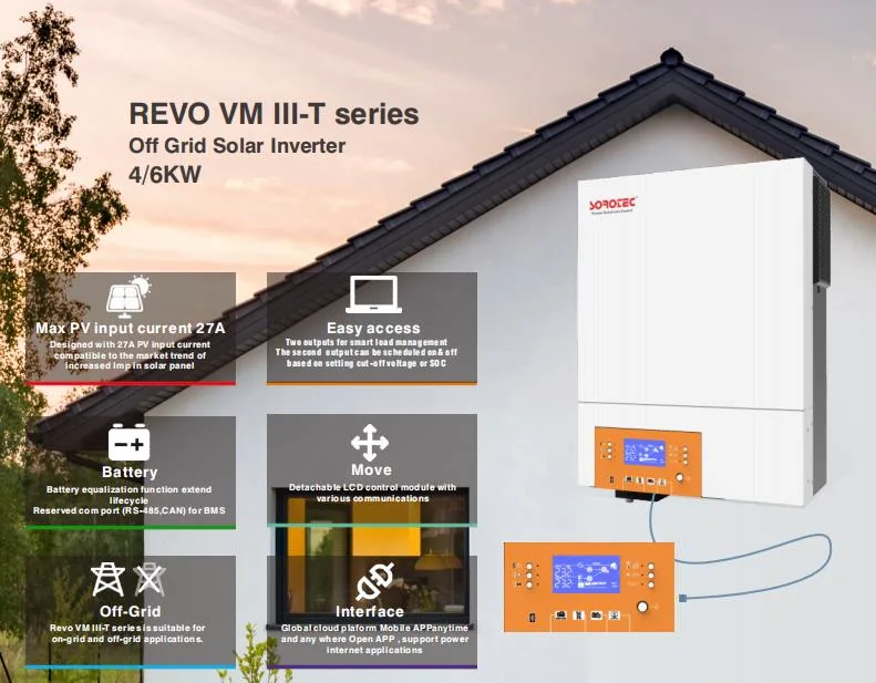 Sorotec off Grid Solar Inverter Revo Vm III-T 4kw 6kw Inverter