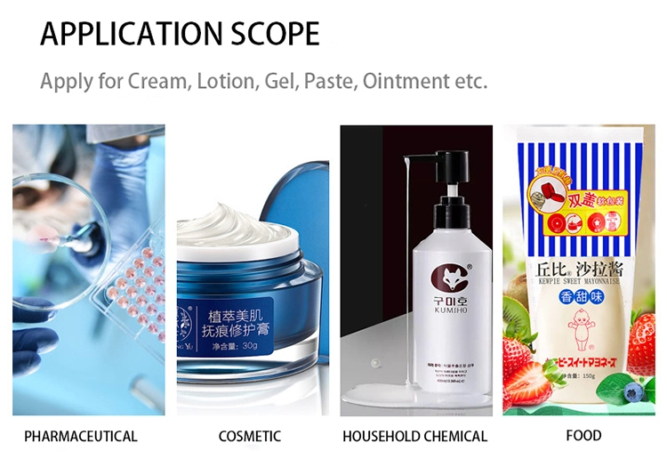 Hone Combine PLC Liquid Foundation/Daily Cream/Cosmetic/Body Lotion/Hair Shampoo Vacuum Homgoenizer Mixing Making Machine