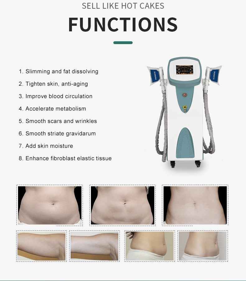 360 Degree Cooling Cryo 2 Handles Fat Freezing Body Slimming Shaping Machine Cryo Weight Loss Fat Loss Device