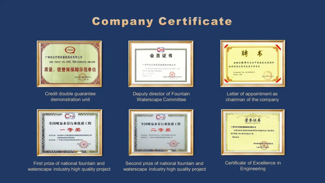 PLC Control Musical Fountain System with Certificate