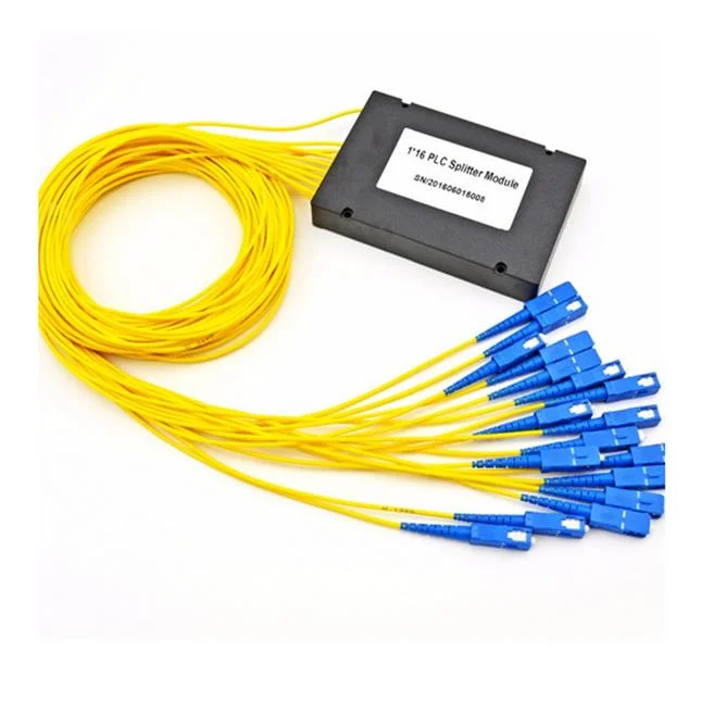 FTTH Fiber Optic PLC Splitter 2X4 APC/Upc Sc Lgx PLC