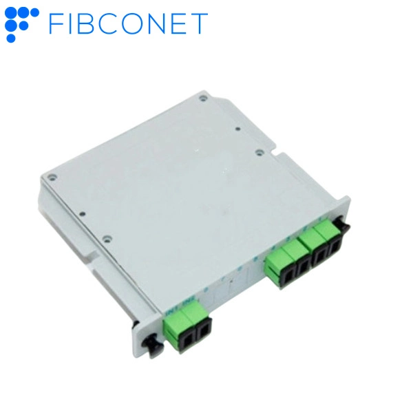 FTTH Fiber Optic PLC Splitter 2X4 APC/Upc Sc Lgx PLC