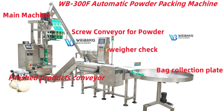 Sunflowder Seeds Automatic Multi-Head Weigher Packing System with PLC Control