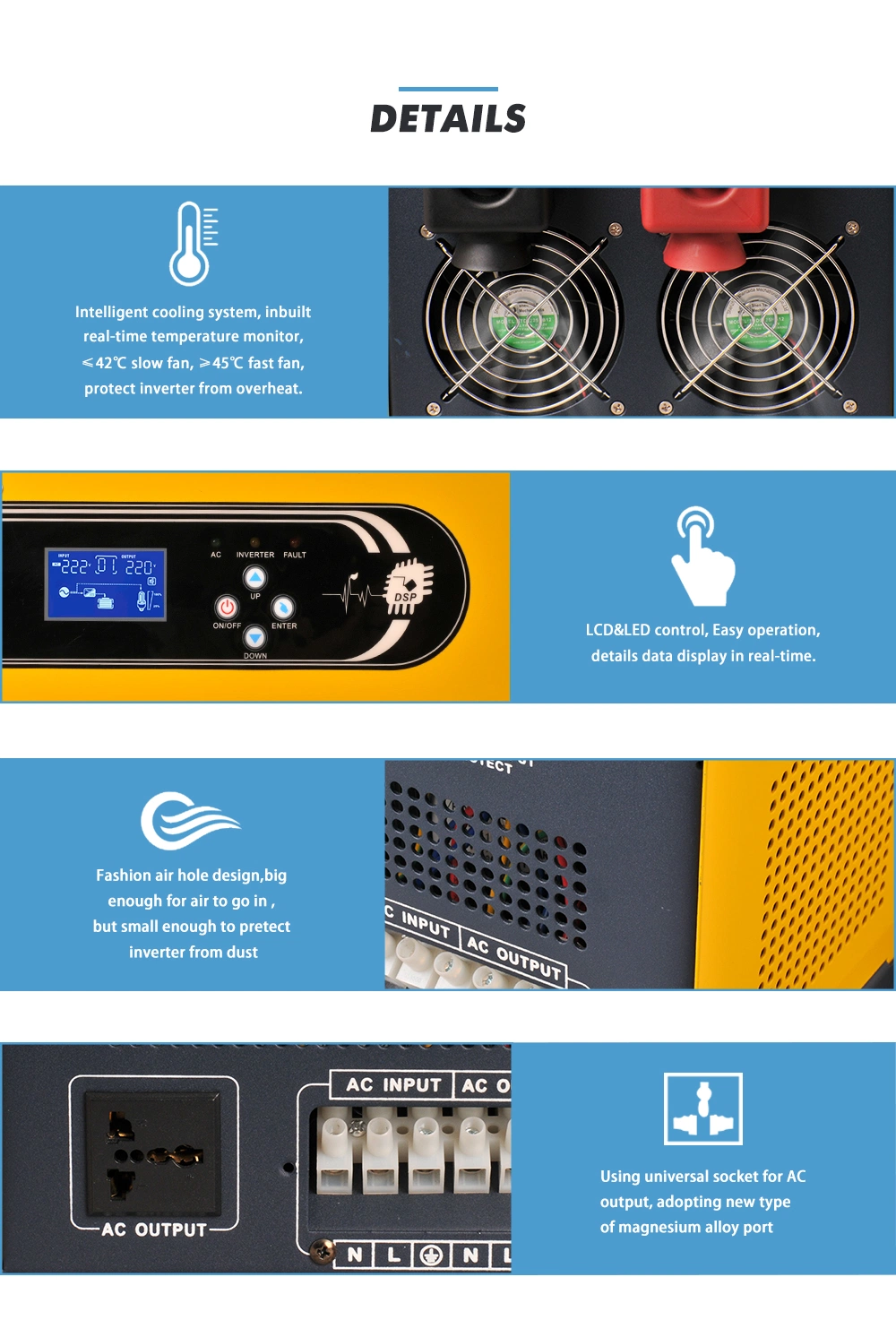 3000W Low Frequency Pure Sine Wave Inverter