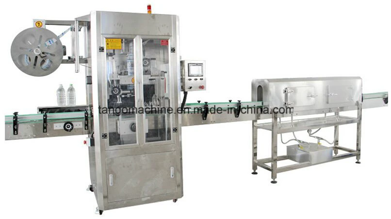 Automatic Bottle Shrink Sleeve Labeling Machine for Juice Water Cola