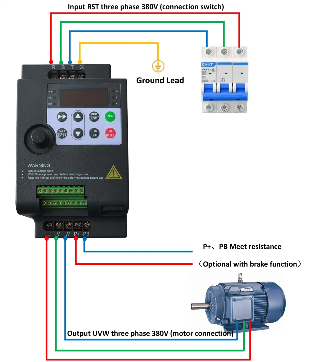 Small Size Power 0.75-5.5kw AC Drive Compete Invt/Delta/Ls/FUJI Frequency Inverter