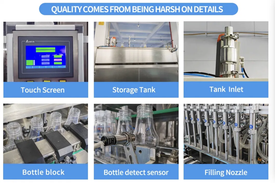 Servo Drive PLC Control System for High Speed Laundry Detergent Liquid Filling Machine