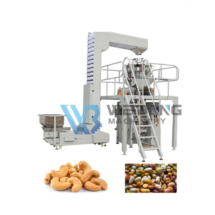 Sunflowder Seeds Automatic Multi-Head Weigher Packing System with PLC Control