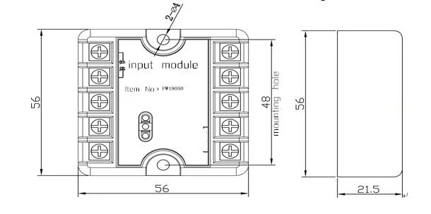 Input Module of Programmable Logic Controller (PLC) in Alarm System