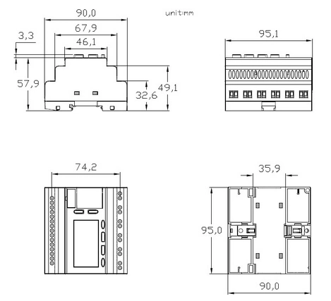 Factory Price for Programmable Logic Controller PLC for Intelligent Control (Programmable Relay PR-18AC-R-HMI)