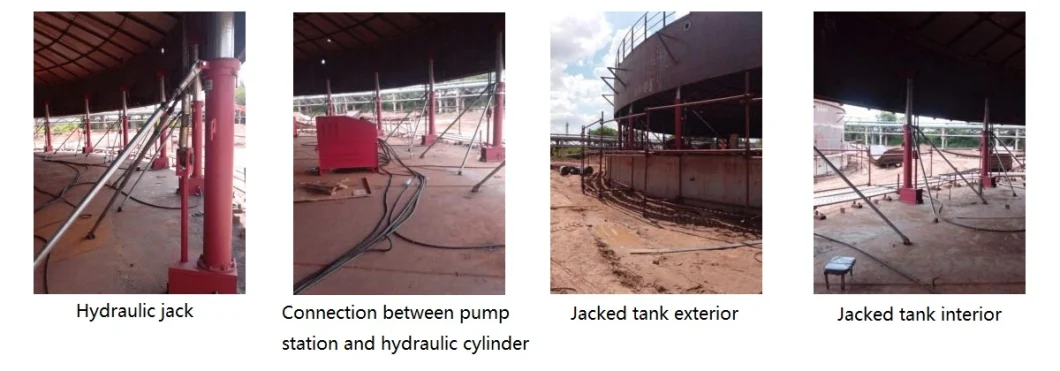 PLC Control Automatic Tank Hydraulic Jacking System