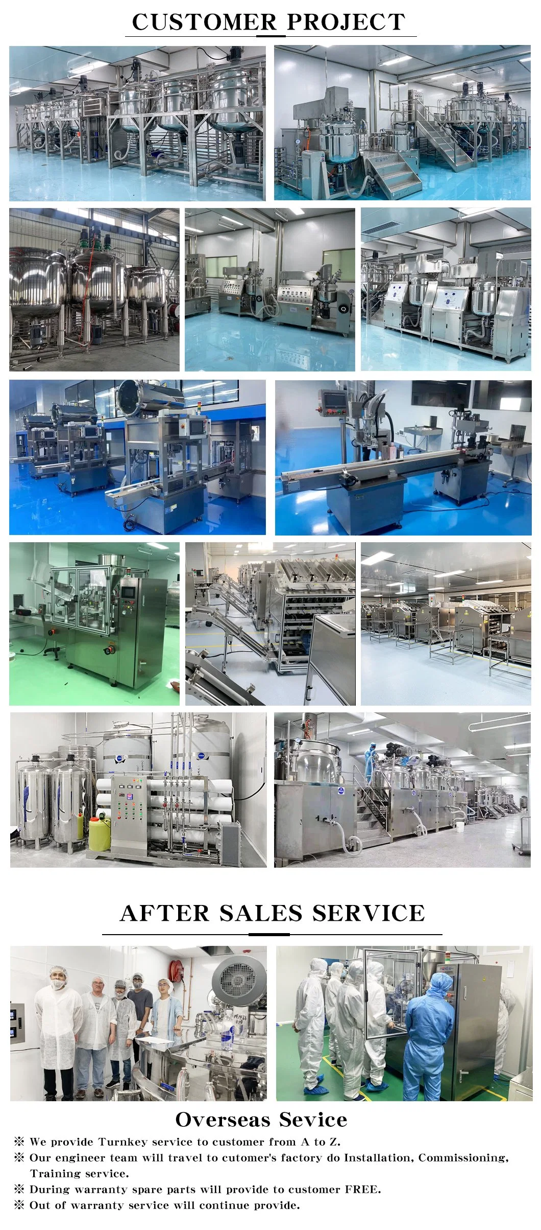 Hone Combine PLC Liquid Foundation/Daily Cream/Cosmetic/Body Lotion/Hair Shampoo Vacuum Homgoenizer Mixing Making Machine