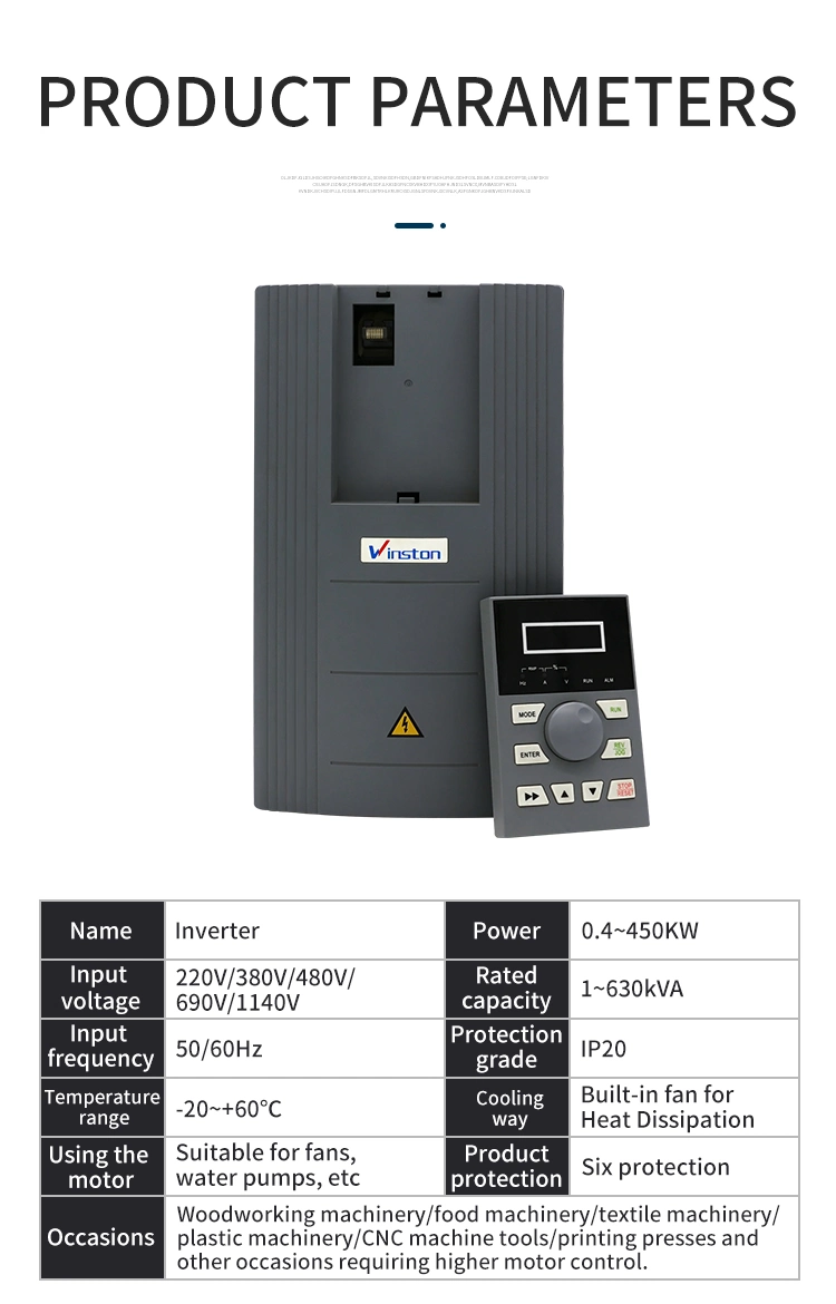 AC High Performance 2.2 Kw Type Frequency Inverter (WST600)