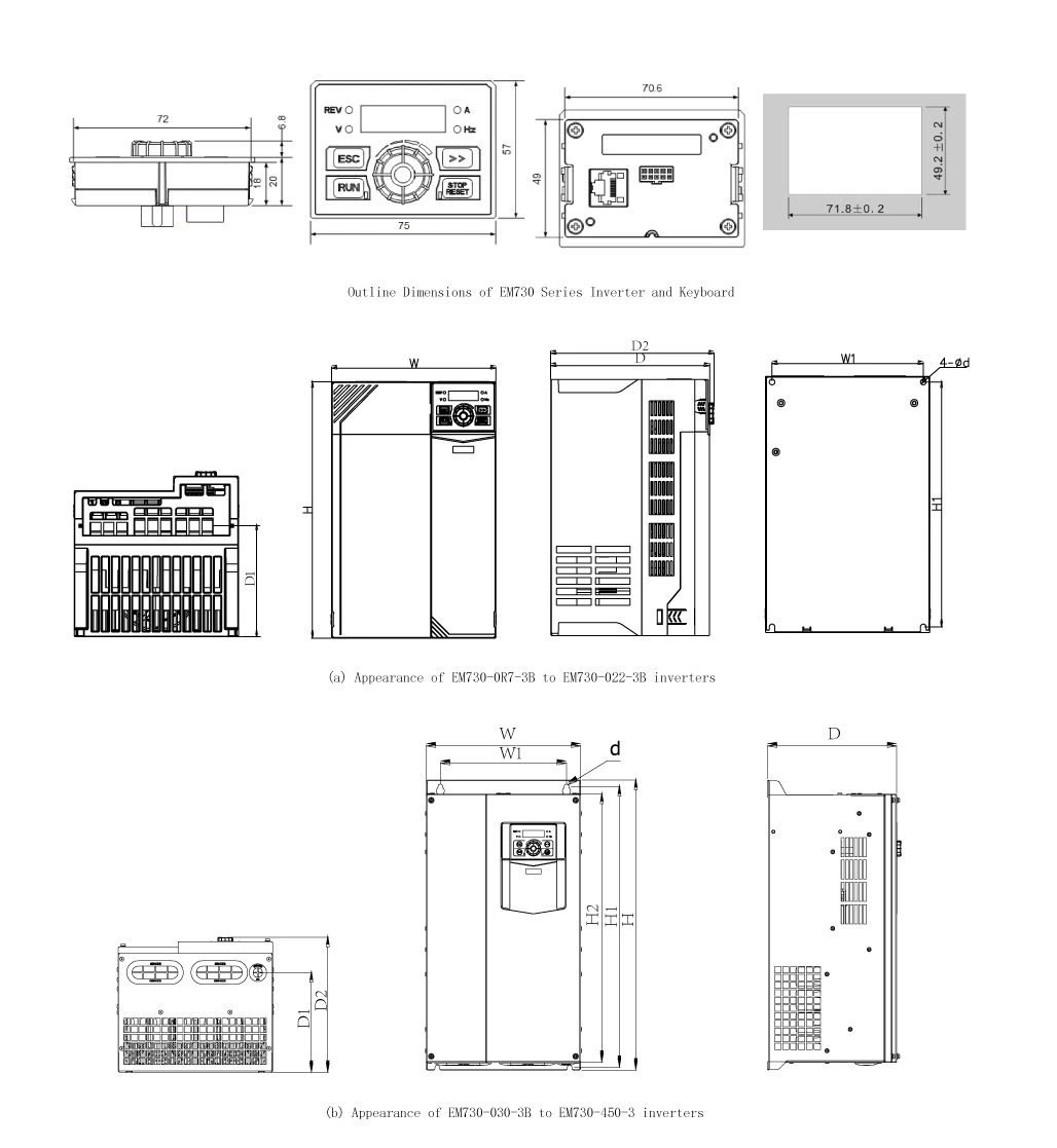 Economical Model VFD Drive Frequency of Inverter for Single Phase Motor