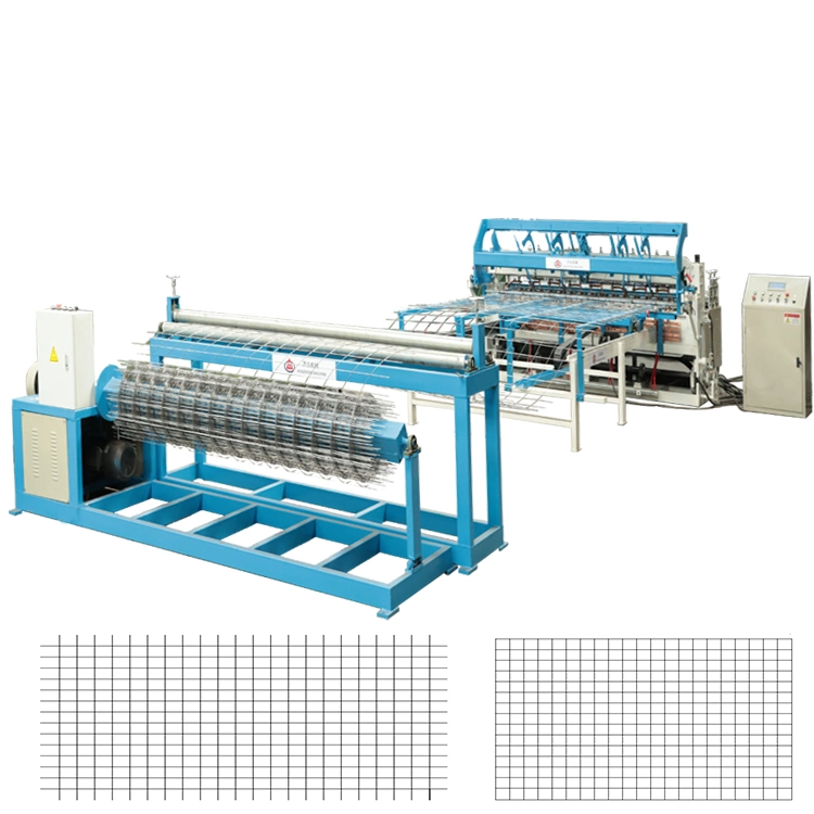 Wanzhong PLC and Touch Screen Control 3.0-5.0mm Automatic Brc Roll Mesh Wire Mesh Making Machine in Algeria