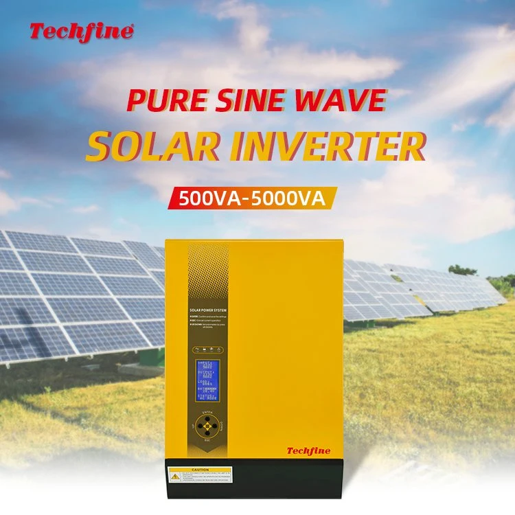 Techfine Pure Sine Wave Power Inverter for Solar System Hybrid Solar Inverter