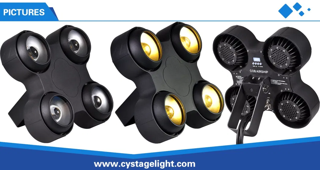 Waterproof Blinder 4PCS*100W LED COB Audience Stage Light