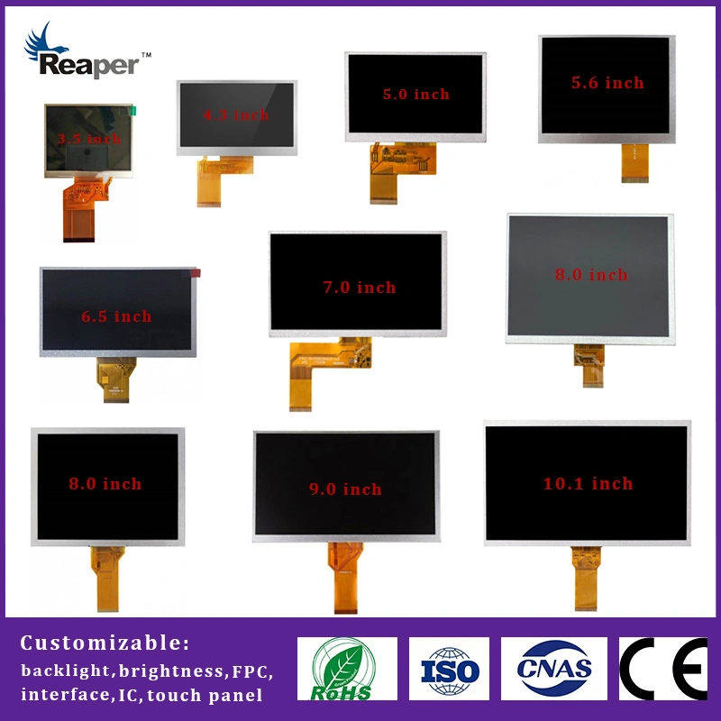 TFT LCD Module Customized 480*800 3.97 Inch Mipi 25pin Interface