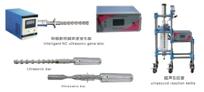 Miscelazione continua ad ultrasuoni meccanica tenuta reattore in vetro Full Automatic PLC Sistema di controllo