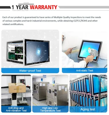 10.1 12 15 15.6 17 18 19 21.5 pollici senza fusibile PC Touch Panel industriale per macchine di produzione CNC