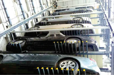 PLC Control 15 sollevamento verticale pavimento Puzzle Parking System