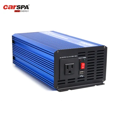 Inverter di potenza solare a onda sinusoidale pura 1000 W in vendita a caldo 12 V/24 V/48 V. Inverter da CC a CA 110/230 V off Grid per RV, Home Solar Sistema