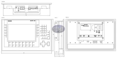6AV2124-1jc01-0ax0 pannello comfort widescreen da 9&quot; funzionamento con tasti Configurazione da 2 MB Pannello memoria