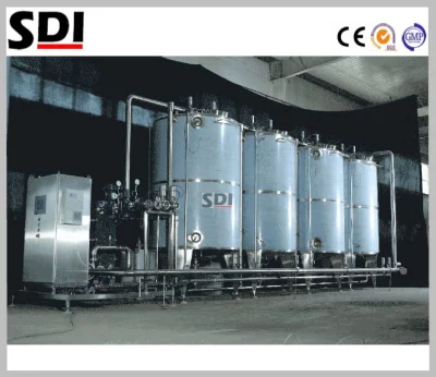 Sistema CIP in acciaio inox con controllo automatico Siemens PLC