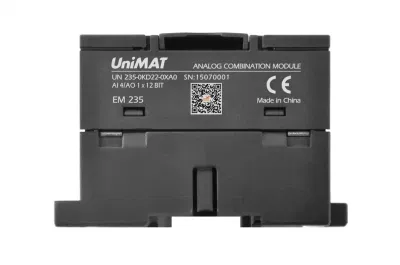 4 ingresso analogico 1 controllo logico di programmazione della scheda di uscita analogica PLC modulare
