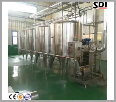 Sistema CIP in acciaio inox con controllo automatico Siemens PLC