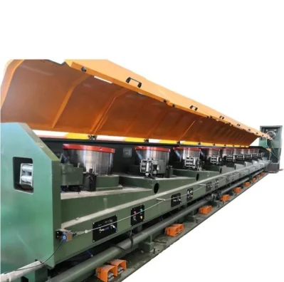  Ricottura PLC ad alta velocità a doppio filo intermedio a bassa rumorosità Macchine da disegno Produttori fornitore impianto per acciaio Ottone rame Filo di alluminio